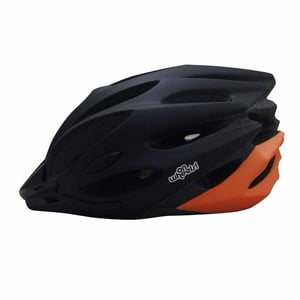 Onwheels - Casco Sport Negro Naranjo L (58-60Cm)