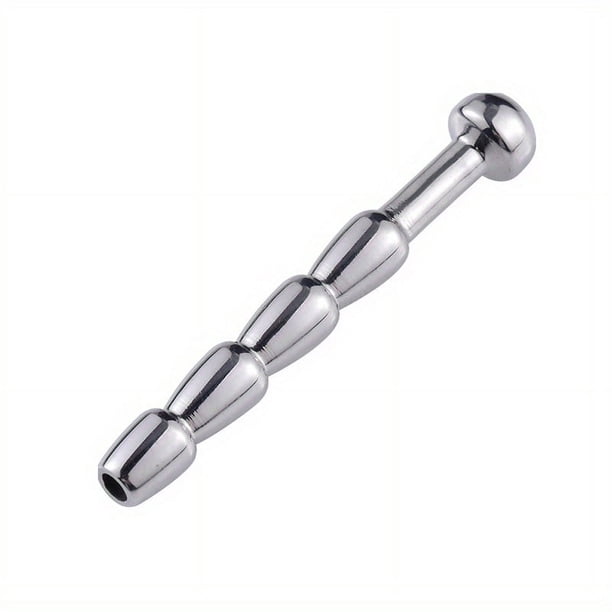 Stimulating Metal Penis Plug with Urethral Block and Horse Eye Design - Enhance Masturbation Experience for Men