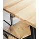 thumbnail image 3 of Mesa Comedor Tolix Madera 70x70x75cm, 3 of 5