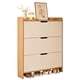 thumbnail image 1 of Zapatero Organizador  De Entrada Moderno Blanco con cafe, 1 of 6