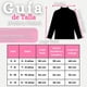 thumbnail image 3 of Pack 6 Poleras Camisetas Polar Primera Capa Cuello Beatle Manga Larga Colores Surtido Niña, 3 of 9