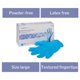 thumbnail image 3 of Guantes de examen McKesson Confiderm 3.8C Nitrile Blue Large 100, 3 of 8