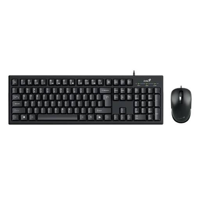 Kit Teclado Y Mouse Genius Km-100Se Copilot, Usb, Negro, Productividad Básica