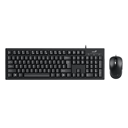 Kit Teclado Y Mouse Genius Km-100se Copilot, Usb, Negro, Productividad Básica
