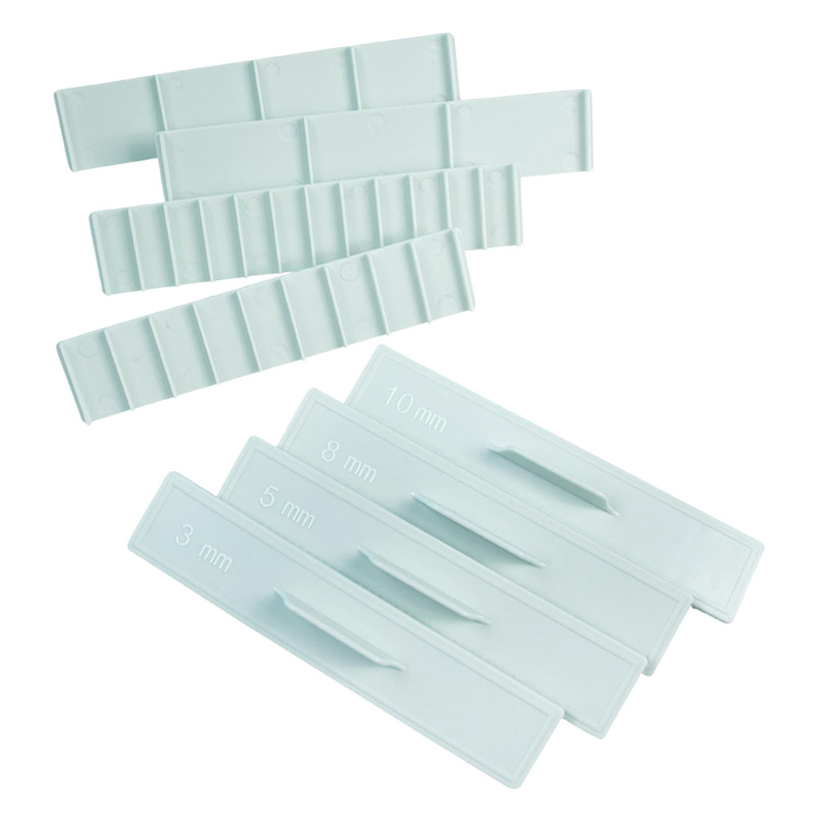 Bothyi - 8 Uds Marcador Medidor De Pastel Regla Divisor De Pastel Regla Para Pastelería Pizza Flakier
