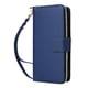 thumbnail image 5 of Funda Cartera con Cremallera y Correa para Samsung Galaxy S23 Soporte y Tarjetero Azul, 5 of 6