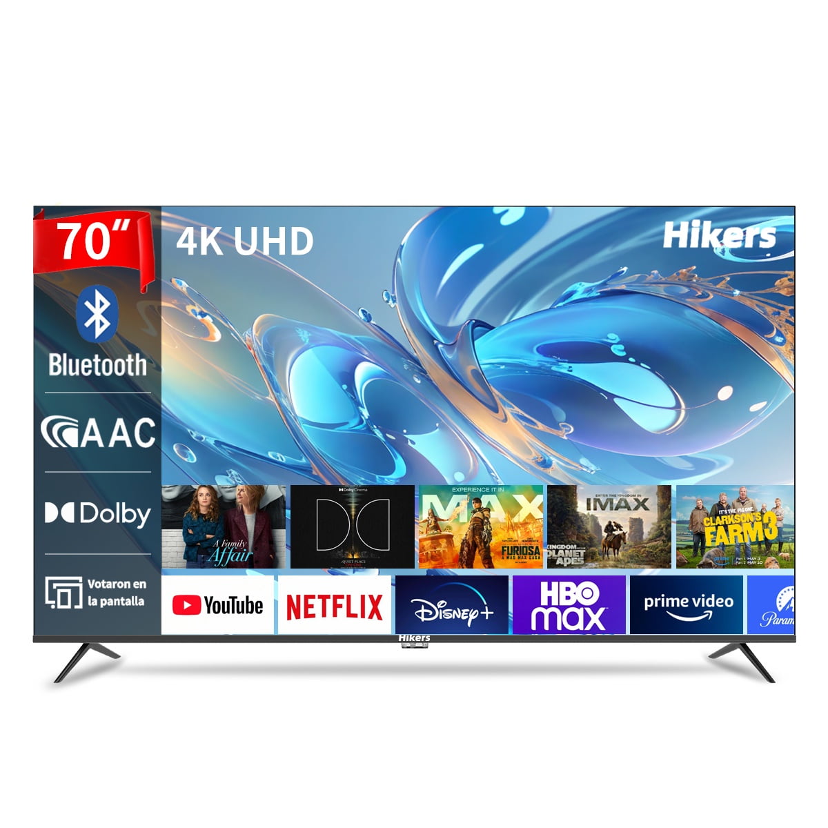 Smart Tv70 Ultra Hd Hikers Os Tizen Hdmi Usb