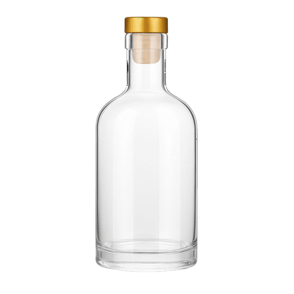 Botella De Vidrio Hermetica Vino Licor 750ml