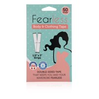 Cinta Adhesiva Fearless Tape Doble Cara, Paquete De 50 Unidades