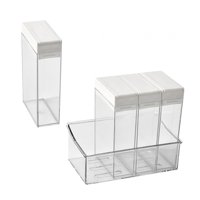 Bothyi - Frascos De Especias Frascos De Polvo De Pimienta Transparente Almacenamiento De Alimentos Botellas De Especias Para Cocina