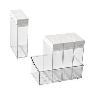 Bothyi - Frascos De Especias Frascos De Polvo De Pimienta Transparente Almacenamiento De Alimentos Botellas De Especias Para Cocina