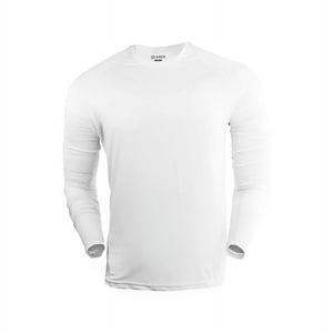 Snix - Polera Fit De Adulto Primera Capa Para Futbol Manga Larga Blanca Talla S