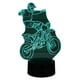 thumbnail image 2 of Lampara Ilusion 3D Motocross Pies de 7 colores, Base touch, 2 of 7