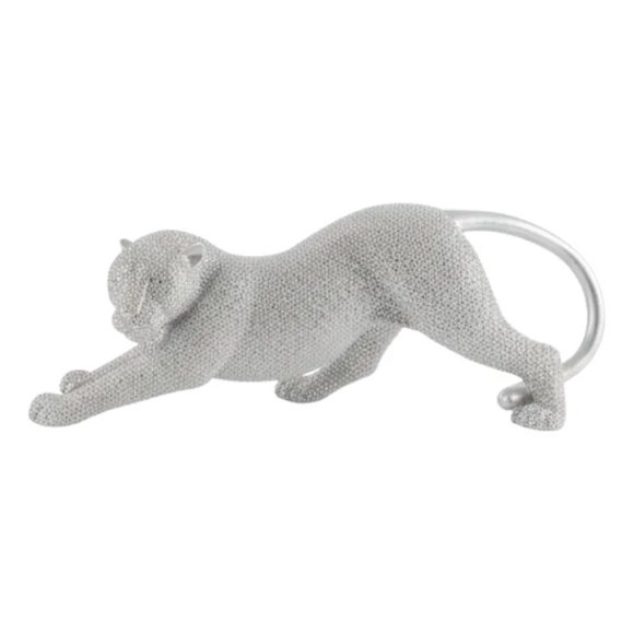 Escultura Felina Moderna Decorativa Diseño Elegante AJ