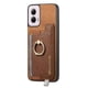 thumbnail image 3 of Funda Magnética Para Motorola Moto G Power 2024 5g Con Billetera Y Anillo Protector Resistente Marrón, 3 of 5