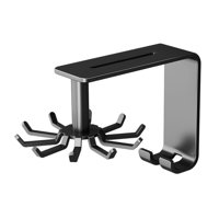 Bothyi - Estante Para Colgar Utensilios, Ganchos Para Utensilios De Cocina, Para Toalla, Tabla De Cortar, Colador, Color Negro