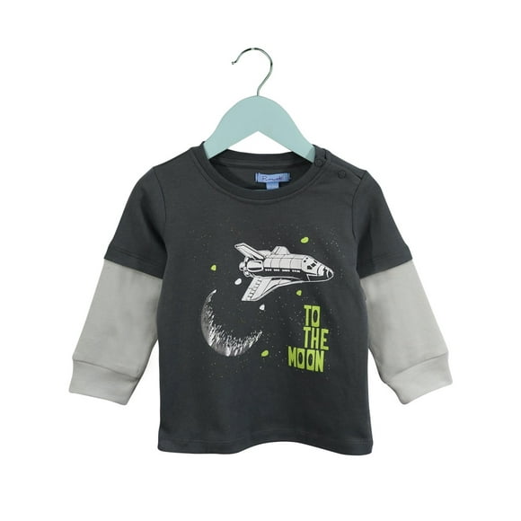 Polera Manga Larga Espacial Talla 9-12M