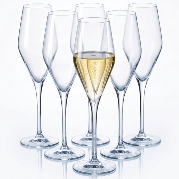 Set de 6 Copas Alemanas de Champagne Spiegelau Definition 290ml Set x6 Cristal