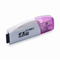 Genérico - Adaptador Micro Sd A Usb 2.0 Lector Tarjeta De Memoria Sd A Usb Portamemoria 2.0