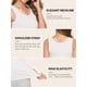 thumbnail image 4 of Camiseta sin mangas AMVELOP Basic para mujer Camiseta interior sin mangas XL, 4 of 5