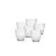 thumbnail image 1 of Juego de vasos Duralex Gigogne de vidrio transparente de 3.13 oz, paquete de 6, 1 of 8