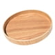thumbnail image 5 of Bandeja redonda de madera hecha a mano Té Comida Fruta Fuente grande Madera 30cm, 5 of 5