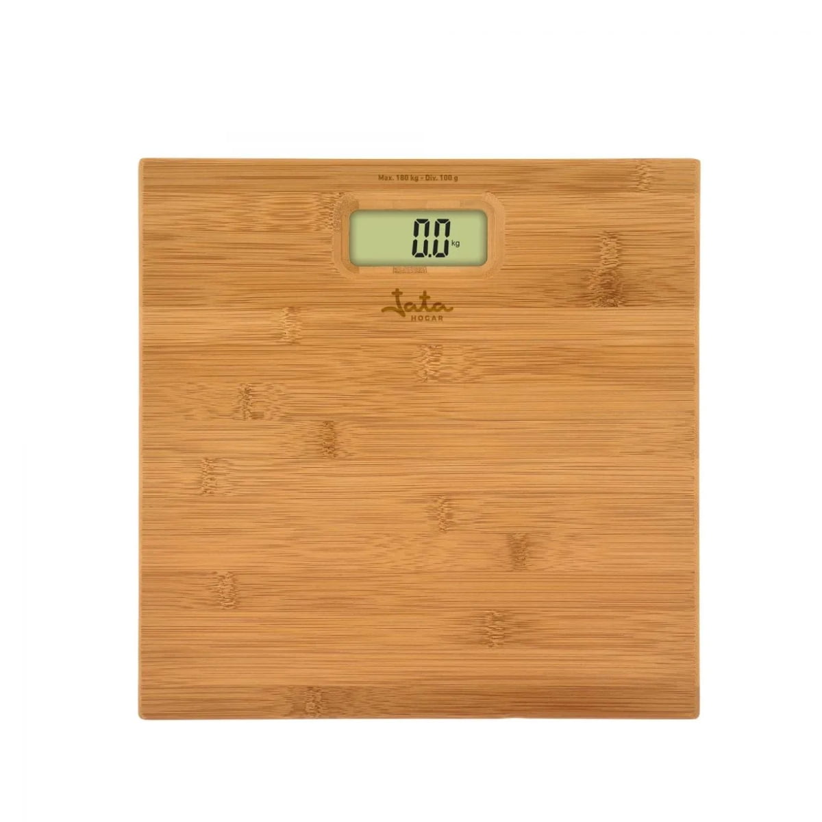 Elegante Pesa De Baño Fabricada En Bambú Natural. Marca Jata