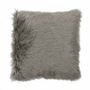 Genérico - Fundas De Cojín Peluditas 45X45 Cm Color Gris