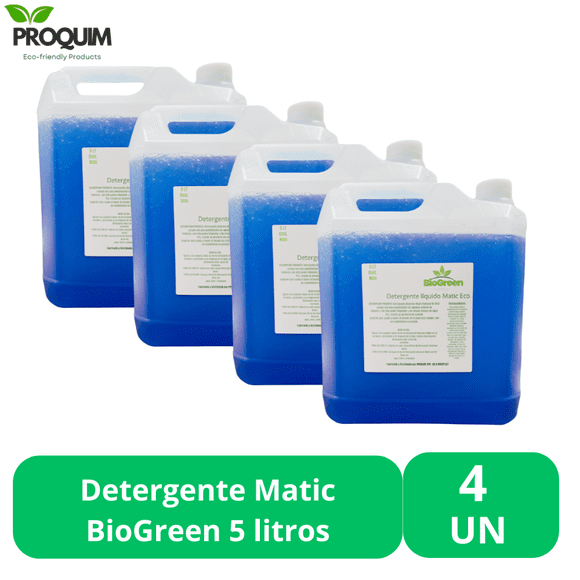 Detergente Matic BioGreen eco 5 litros 4 Unidades