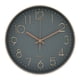 thumbnail image 1 of Reloj de pared de 12 pulgadas, elegante, moderno, silencioso, de cuarzo, funciona con pilas, redondo, decorativo, para el hogar, la oficina, la cocina, el dormitorio y la sala de estar, fácil de leer., 1 of 6