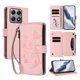 thumbnail image 1 of Funda Cartera Mariposa para [Xiaomi 14T Pro] con Soporte y Cremallera Rosa, 1 of 6