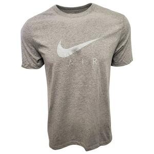 Camiseta Nike Swoosh Air Metallic Graphic Para Hombre, Gris Y Plata