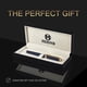 thumbnail image 5 of Juego De Plumas Estilográficas Blue Para Hombre Y Mujer Con Caja De Regalo Acabado En Oro De, 5 of 6