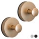 thumbnail image 1 of Ganchos de ventosa ARBELLE INNOVATIONS 15 lb color dorado cepillado, 1 of 9