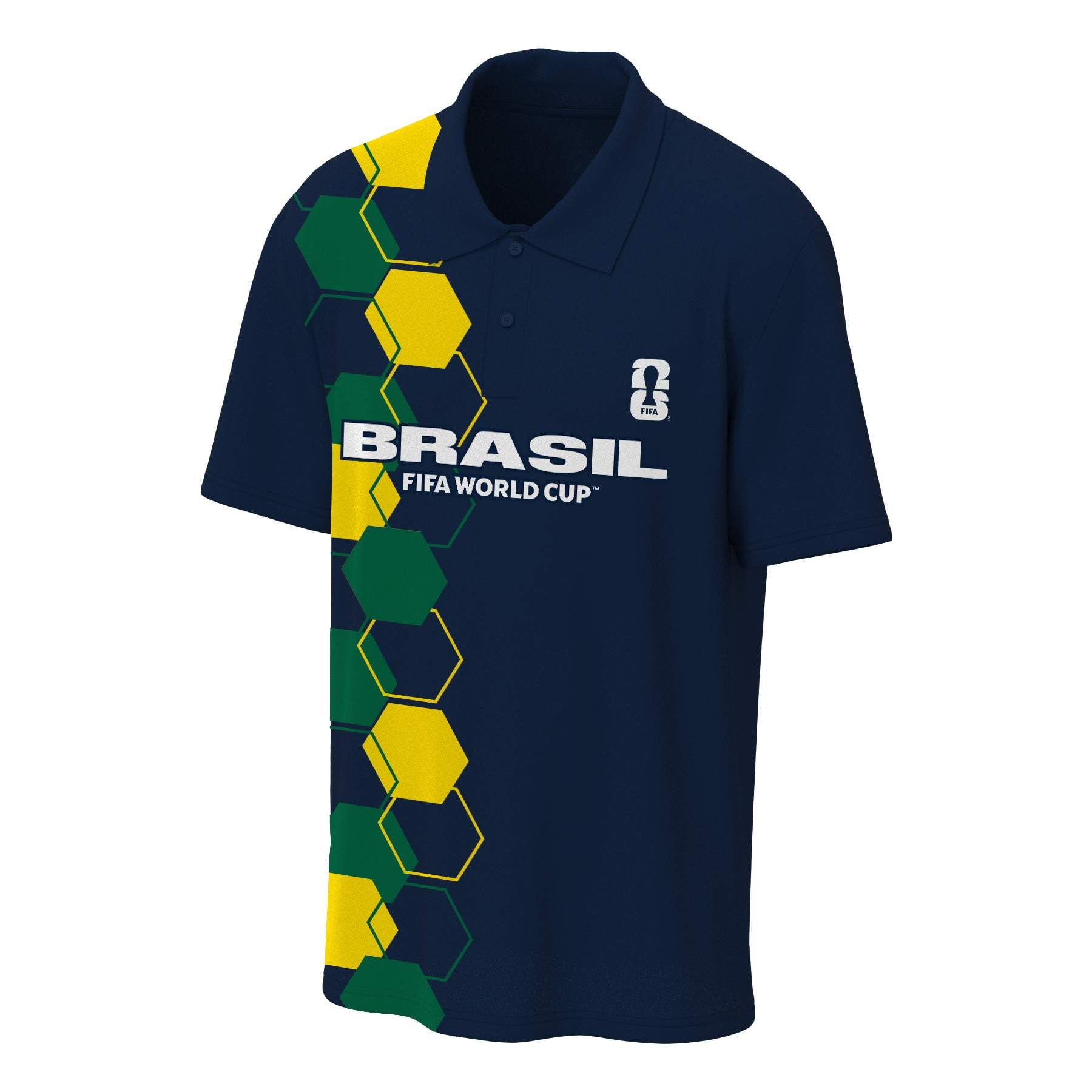 Outerstuff - Camiseta De Polo Oficial De La Copa Mundial De La Fifa 2026 Para Hombre De Brasil