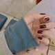 thumbnail image 1 of 24 pcs/box Cute and Glossy Pink Press On Nails for Women - Reusable and Easy to Apply - Includes Nail File for a Perfect Finish, 1 of 3