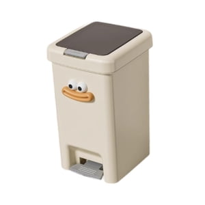 Magideal - Contenedor De Basura, Bote De Basura Con Pedal Para Cocina Con Tapas Tipo Prensa, Bote De Basura Con Pedal, Cesto Para Basura De Cocina Para La 15 Litros