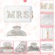 thumbnail image 3 of Set de regalo Tifoda Bride To Be Bride, bolsa de maquillaje I Do Spantuflas, 3 of 7