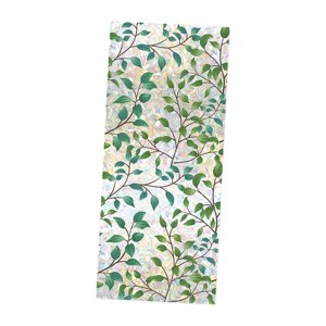 Bothyi - Adhesivo Para Vidrio, Calcomanía Para Privacidad, Película Para Ventana De Vidrio, Hojas Verdes, Para Cafetería