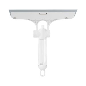 Magideal - Limpiacristales Para Limpieza De Ventanas, Herramienta De Limpieza De Parabrisas De Coche, Portátil Con Regadera, Limpiador De Puertas De Cristal Para , Blanco