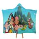 thumbnail image 1 of Jake y los Piratas del País de Nunca Jamás Manta Capa con Capucha Anti-Bolitas, Manta de Lana Ártica Suave, Manta Portátil de Felpa Ligera y Lujosa, Poncho para Siesta en Casa y Oficina, 100*130cm, 1 of 6