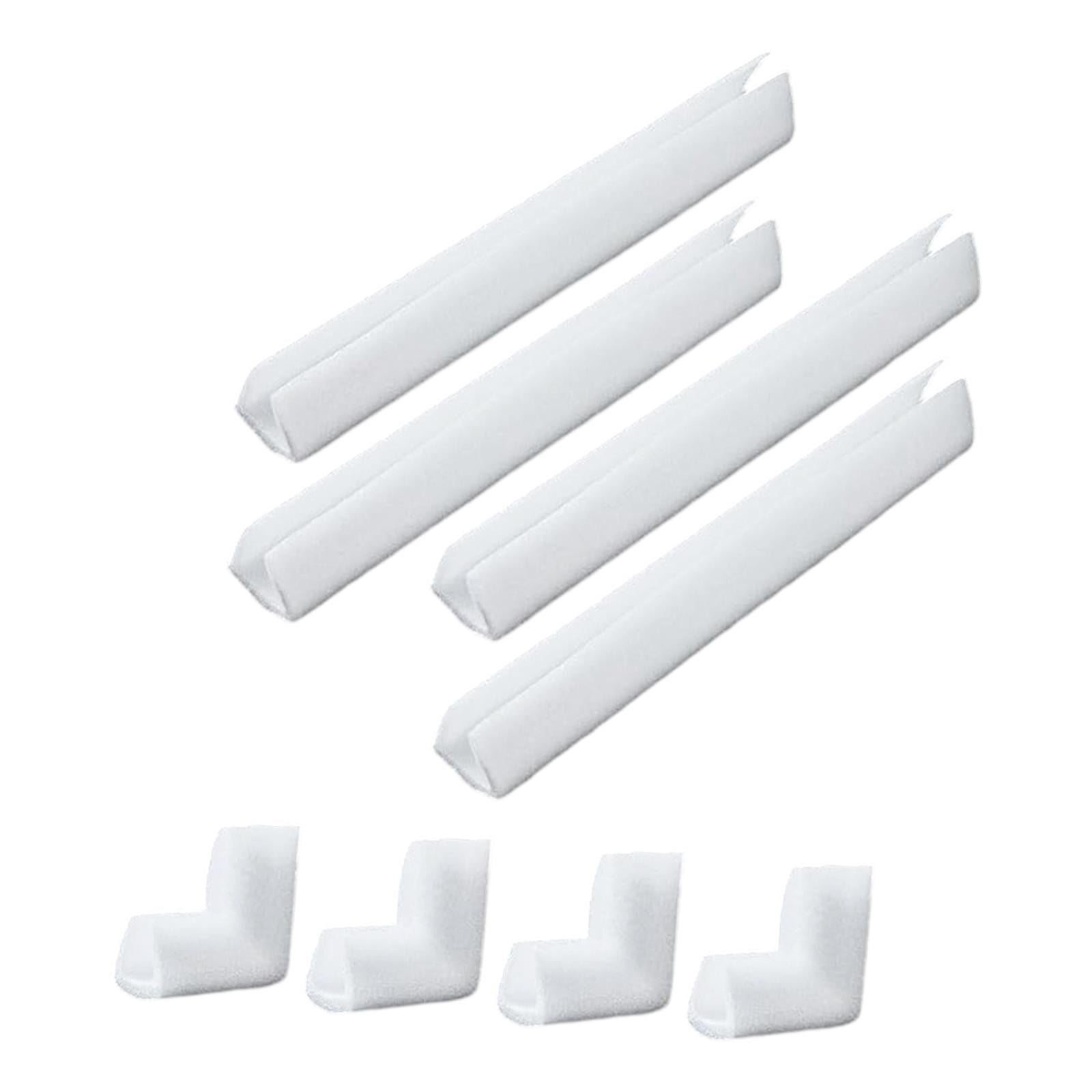 Ioensy - 8 Piezas De Espejo Fotográfico De Espuma Esquinera Para Almacenamiento De Pinturas Y Obras De Arte.