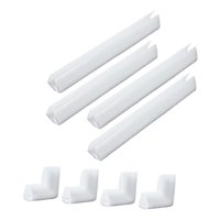 Ioensy - 8 Piezas De Espejo Fotográfico De Espuma Esquinera Para Almacenamiento De Pinturas Y Obras De Arte.