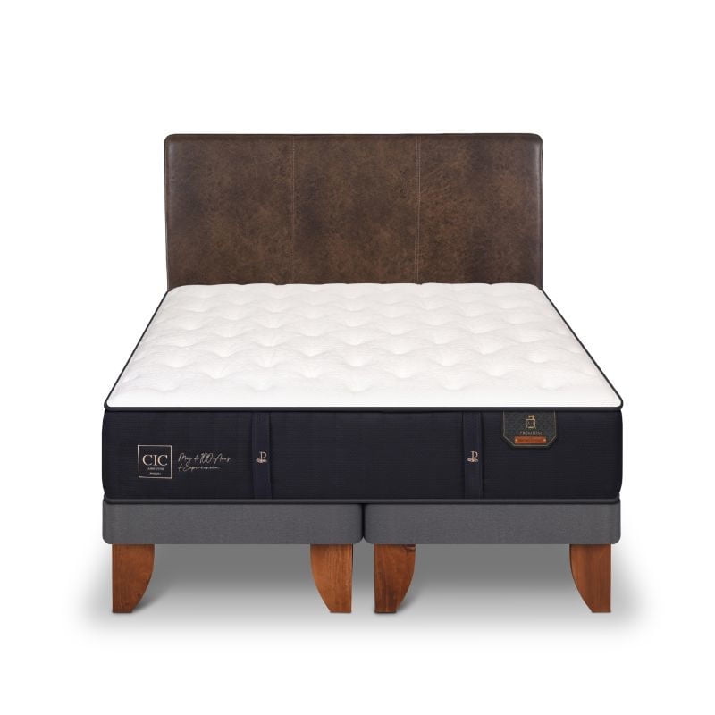 Cic - Cama Europea Premium 2 Plaza Base Dividida