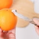 thumbnail image 2 of 2 paquete Herramienta peladora de naranja y peladora de cítricos - peladora de frutas de acero inoxidable para naranjas, pomelos, limones | Cortador y rodadora ergonómica segura, eliminador, 2 of 3