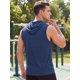 thumbnail image 3 of INSPIRE CHIC Chaleco con Capucha sin Mangas para Gimnasio y Running de Verano para Hombre S Azul Marino, 3 of 5