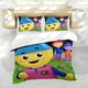 thumbnail image 5 of Charlie's Colorforms City Conjunto de sábanas temático, trío de piezas, cómodo y amigable con la piel, diseño único, regalo de decoración para el hogar para familiares, amigos y fans, 90 cm * 190 cm, 5 of 6