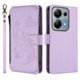 thumbnail image 2 of Funda Cartera Mariposa para [Xiaomi Redmi Note 14S 4G] con Soporte y Cremallera Morado claro, 2 of 6