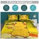 thumbnail image 5 of Pik_achu Print Bedding Set Pattern Duvet Cove Set 3 Pieces 1 Quilt Cover And 2 Pillowcases for Women Men Teens, 5 of 5