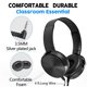 thumbnail image 3 of Auriculares supraaurales Yoley Classroom para estudiantes, paquete de 10, color negro, 3 of 7